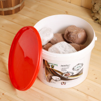 Камень для бани "Смесь" жадеит, яшма, кварц, ведро 15 кг, фракция 70-120 мм Камень для бани "Смесь" жадеит, яшма, кварц, ведро 15 кг, фракция 70-120 мм