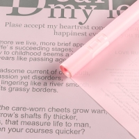 Пленка для цветов, матовая, "Соло", розовый, 0,6 х 9м &plusmn;5%