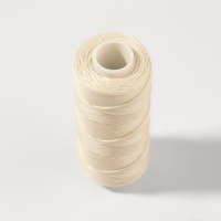 Нитки вощёные, плоские, 150D/16, 0,8 мм, 50 ± 2 м, цвет молочный Нитки вощёные, плоские, 150D/16, 0,8 мм, 50 ± 2 м, цвет молочный