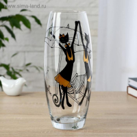 Ваза "Чёрные кошки" d-8см 11х26 см Ваза "Чёрные кошки" d-8см 11х26 см