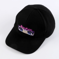 Кепка детская для девочки &laquo;Глаза&raquo;,аниме, р-р 52-54, 5-7 лет