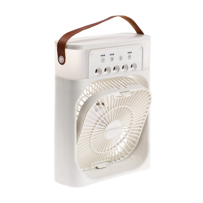 Портативный вентилятор LOF-06, с функцией увлажнителя, 3 скорости, питание USB, белый Портативный вентилятор LOF-06, с функцией увлажнителя, 3 скорости, питание USB, белый