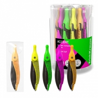 Циркуль пластиковый ErichKrause "Accent", 122мм, PVC чехол, микс Циркуль пластиковый ErichKrause "Accent", 122мм, PVC чехол, микс