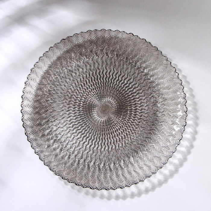 Блюдо сервировочное «Ретро Grey», d=28 см, цвет серый Блюдо сервировочное «Ретро Grey», d=28 см, цвет серый
