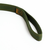Поводок двухслойный с усиленным карабином, 2 м х 3 см, зелёный Поводок двухслойный с усиленным карабином, 2 м х 3 см, зелёный