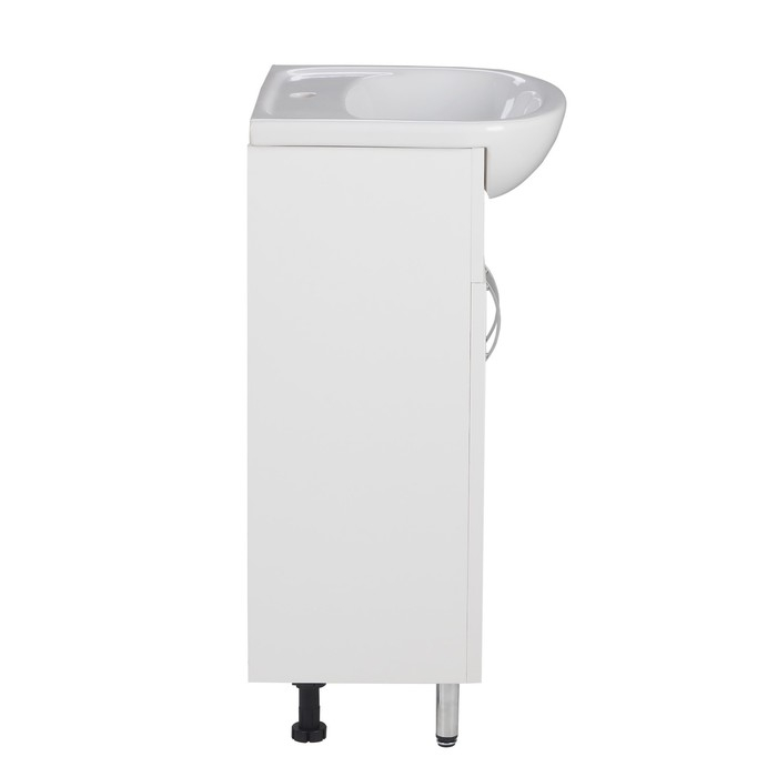 Комплект мебели: Тумба белая + раковина "Уют - 500", 50 х 41,7 х 81 см