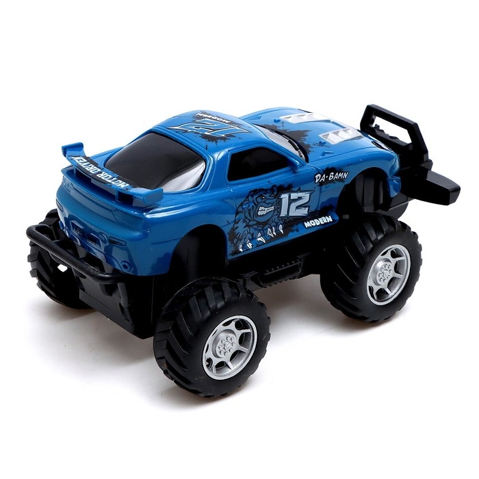 Машина радиоуправляемая «Скорость», работает от батареек цвет синий Машина радиоуправляемая «Скорость», работает от батареек цвет синий
