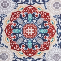 Скатерть Доляна &laquo;Узоры&raquo; 145х220 см, 100% п/э