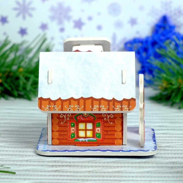 3D Конструктор фигурки «Дом деда мороза» 3D Конструктор фигурки «Дом деда мороза»