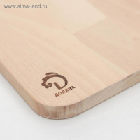 Доска разделочная Доляна &laquo;Изгиб&raquo;, 30&times;20&times;2 см, берёза