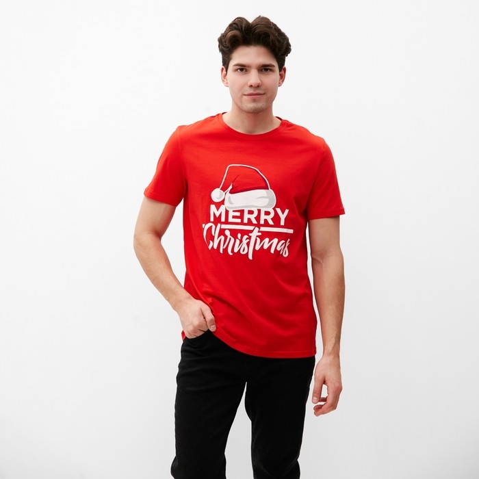 Футболка мужская KAFTAN "Merry Christmas" р.48