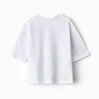 Футболка детская Basic line цвет белый, рост 140 см Футболка детская Basic line цвет белый, рост 140 см