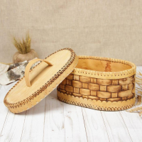 Батонница &laquo;Плетёнка&raquo;, 27&times;18&times;13 см, береста