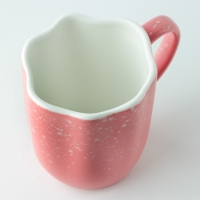 Кружка керамическая неровный край &laquo;Розовая&raquo;, 350 мл, цвет розовый