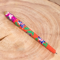 Ручка «Матрёшка», 1,5х16 см, микс Ручка «Матрёшка», 1,5х16 см, микс