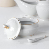 Сервиз столовый фарфоровый &laquo;Бельё&raquo;, 48 предметов