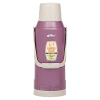 Термос 2 л, со стеклянной колбой, сохраняет тепло 12 ч, сиреневый Термос 2 л, со стеклянной колбой, сохраняет тепло 12 ч, сиреневый