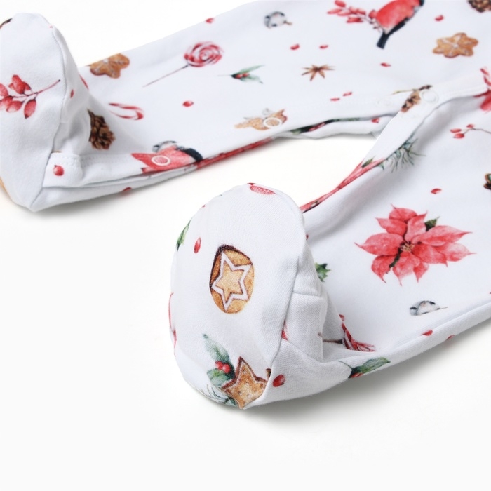 Комбинезон детский MINAKU "Winter", цвет белый, рост 68-74 см