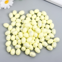 Декор пасхальный "Яйцо - серебристая крапинка" набор 100 шт св, жёлтый 1,5х1,8 см, 8х8х8 см Декор пасхальный "Яйцо - серебристая крапинка" набор 100 шт св, жёлтый 1,5х1,8 см, 8х8х8 см