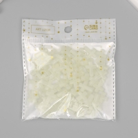 Бусины для творчества пластик "Крестик" фосфорные набор 20 шт 1,5х1,1х0,4 см