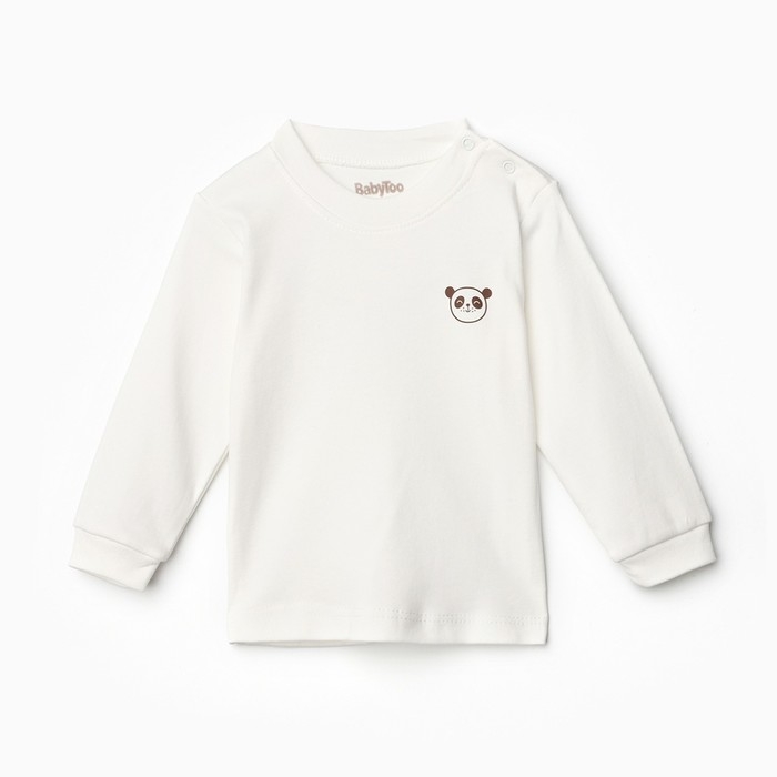 Лонгслив детский, цвет молочный, рост 80 см Лонгслив детский, цвет молочный, рост 80 см