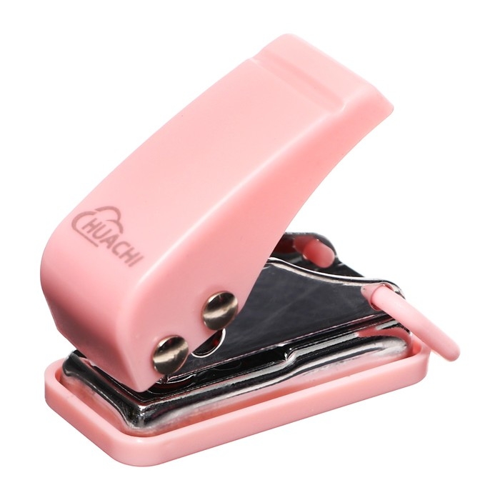 Дырокол на 1 отверстие, до 10 листов, металлический, МИКС Дырокол на 1 отверстие, до 10 листов, металлический, МИКС