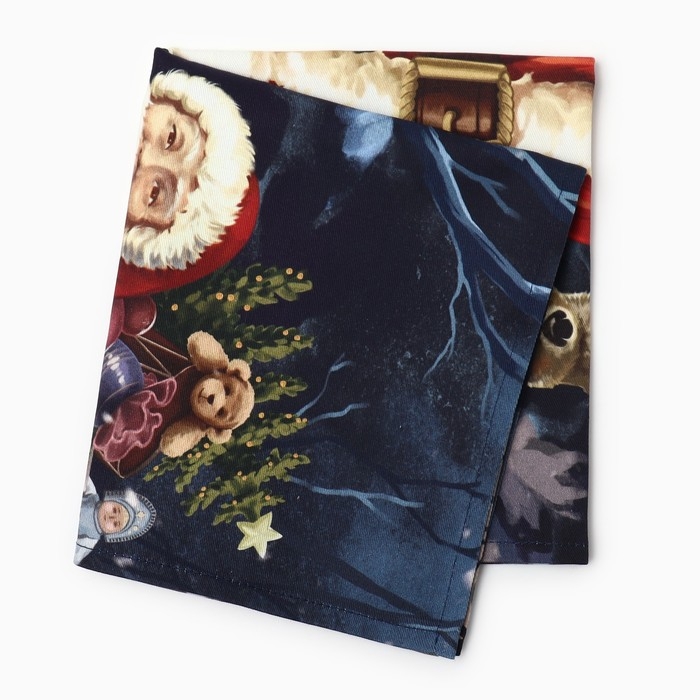 Новый год. Полотенце кухонное: Новый год &laquo;Этель&raquo; Рождественская история 40х70 см, 100% хл, саржа 190 г/м2