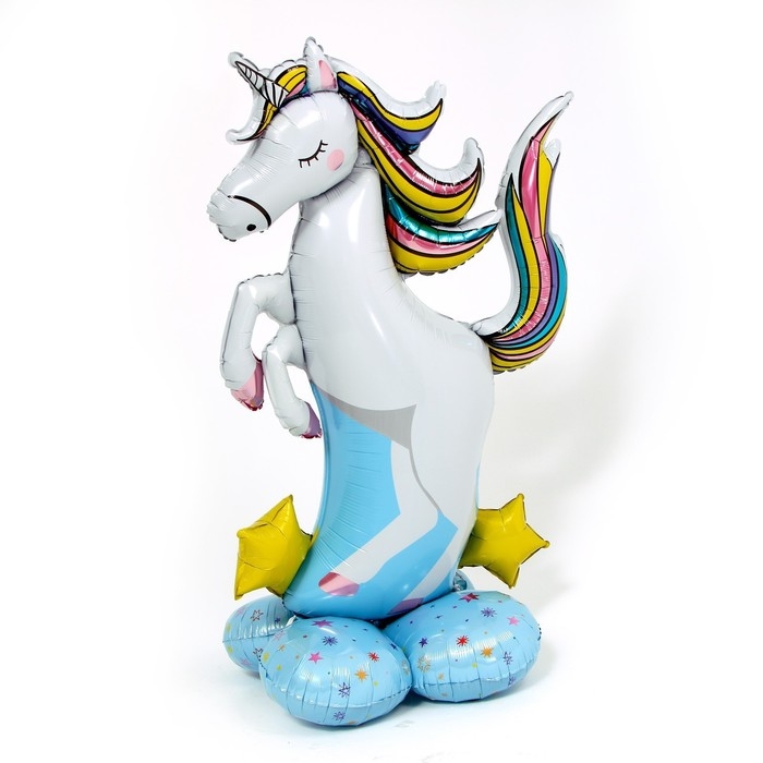 Шар фольгированный 55 Шар фольгированный 55" «Большой единорог», фигура, под воздух