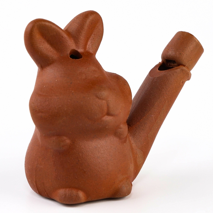 Свистулька керамическая &laquo;Зайка&raquo;, для росписи 3,3 &times; 6,3 &times; 6,2 см