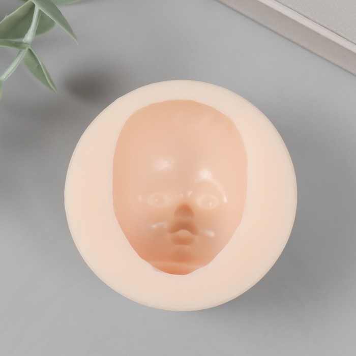 Молд силикон Молд силикон "Лицо младенца" №19 4,5х3,7х2,8 см