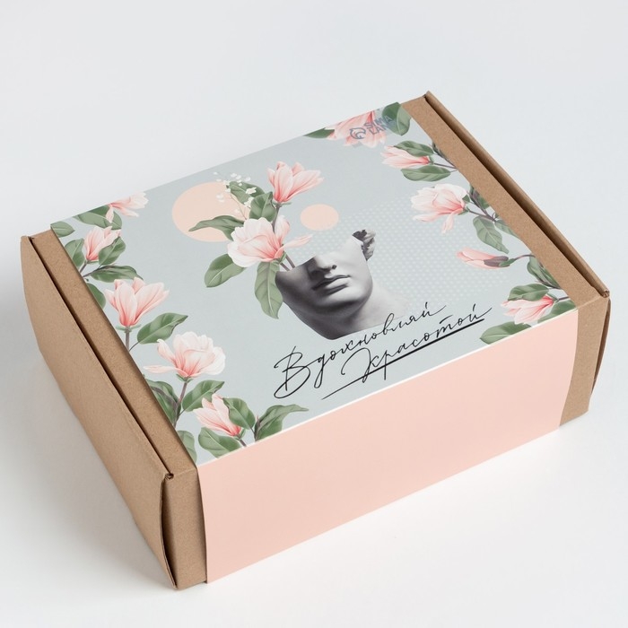 Набор подарочный Этель "Вдохновляй красотой" полотенце и аксессуары