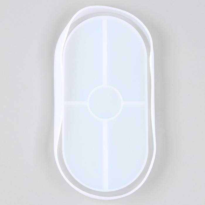 Форма силиконовая универсальная «Овал», размер изделия 9,2 × 17,6 × 1,4 см Форма силиконовая универсальная «Овал», размер изделия 9,2 × 17,6 × 1,4 см