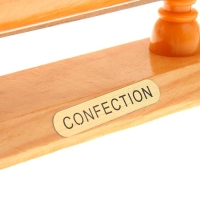 Корабль сувенирный средний &laquo;Ахиллес&raquo;, паруса красные, 39х44х7 см