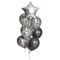 Набор воздушных шаров &laquo;На стиле&raquo;, латекс, фольга, 10 шт.