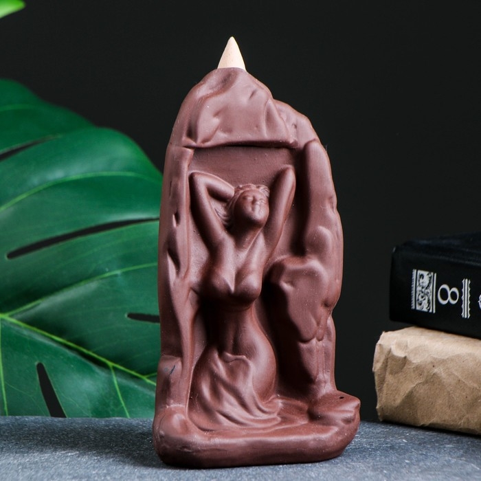 Подставка для благовоний Подставка для благовоний "Девушка в скале" 17х10см