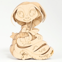 Роспись по дереву на новый год &laquo;Змея&raquo;, новогодний набор для творчества, символ года 2025