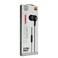 Наушники CB-52, проводные, вакуумные, микрофон, 1 м, Jack 3.5 мм, черные Наушники CB-52, проводные, вакуумные, микрофон, 1 м, Jack 3.5 мм, черные