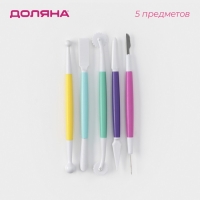 Набор для моделирования кондитерских украшений Доляна, 5 шт, 17 см Набор для моделирования кондитерских украшений Доляна, 5 шт, 17 см