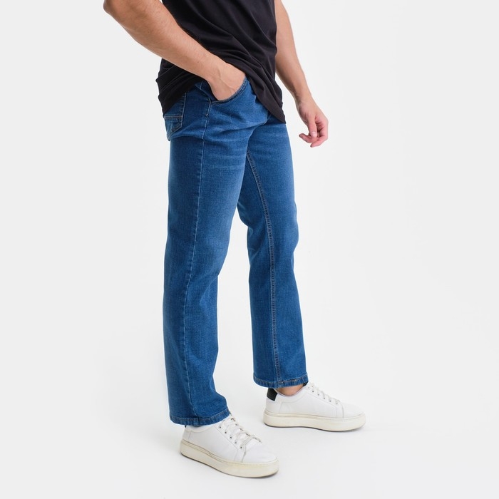 Джинсы мужские, цвет синий, размер 29 (44-46)