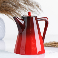 Кофейник "Ностальгия" 0,7л / 12х16см, красный Кофейник "Ностальгия" 0,7л / 12х16см, красный