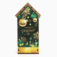 Подарочный новогодний набор: чайный домик и кружка &laquo;Новый год: Наслаждайся и думай о чуде&raquo;