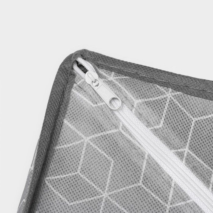 Органайзер для хранения белья Доляна &laquo;Фора&raquo;, 12 ячеек, 32&times;24&times;12 см, цвет серый