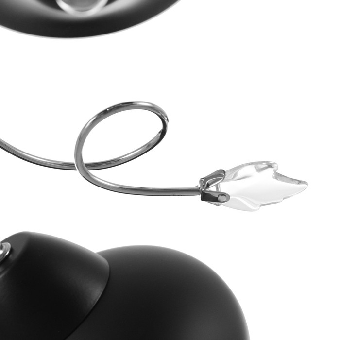 Люстра "Авиталь" 3хЕ27 40Вт чёрно-хромовый 53х53х23 см BayerLux