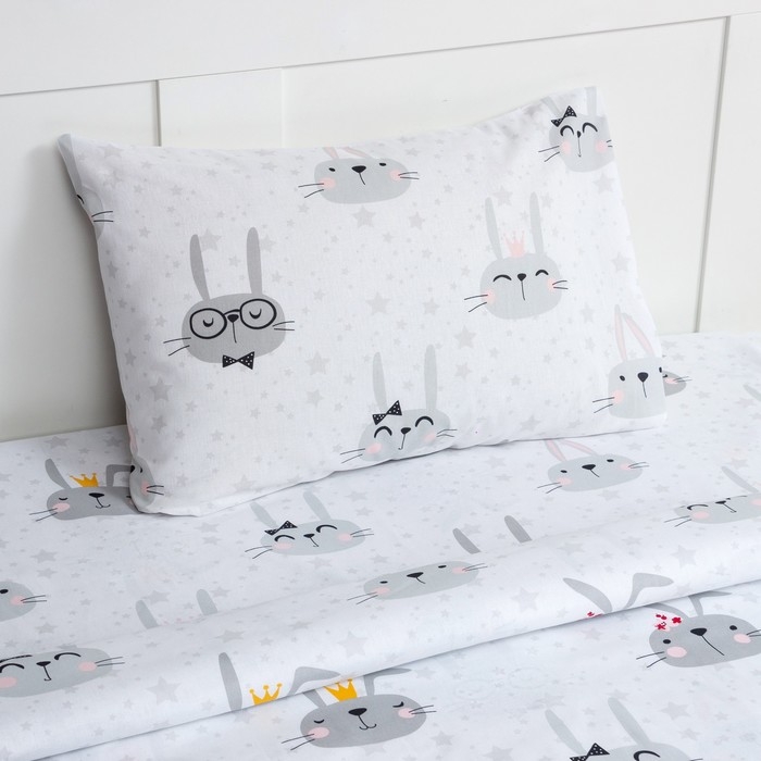 Постельное бельё Этель 1,5 сп Постельное бельё Этель 1,5 сп "Funny rabbits", 143х215 см, 150х214 см, 50х70 см -1 шт, 100 % хлопок, бязь