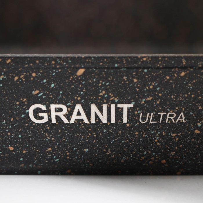 Противень Granit Ultra, 40&times;29,5&times;5 см, антипригарное покрытие, цвет чёрный