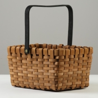 Набор корзин плетеных из 2 шт, 26х22хH15/28 см, 22х17хH12/24 см, секвойя