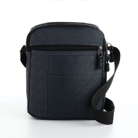 Сумка мужская на молниях, наружный карман, цвет серый Сумка мужская на молниях, наружный карман, цвет серый