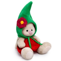 Мягкая игрушка &laquo;Зайка Ми в зелёном колпачке&raquo;, 15 см