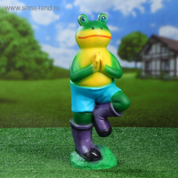 Садовая фигура "Лягушка попрыгунья" 18х20х50 см Садовая фигура "Лягушка попрыгунья" 18х20х50 см