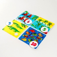 Развивающая игра на липучках &laquo;&lrm;Изучаем счет с животными&raquo;